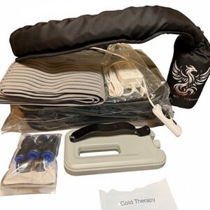 Portable Cold Therapy Machine with Ice Pack and Insulated Wrap Post Knee Surgery